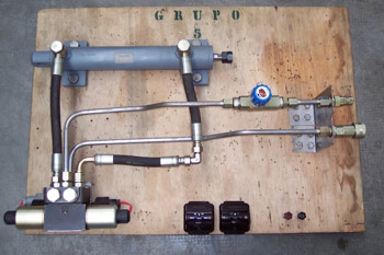 "Circuitos básicos hidráulicos de aviación"