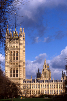 "Exterior del Parlamento de Londres, Reino Unido"