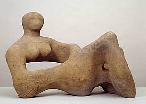 Figura recostada (Tate Gallery, Londres), de Henry Moore