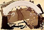 Pintura de Antoni Tapies: Composición en acrílico(1980) www.fundaciotapies.org