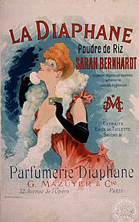 Publicidad de La Diaphane, 1890.