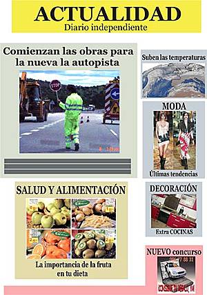 Ejemplo de portada revista