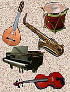 Collage de instrumentos.