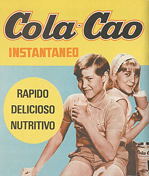 Anuncio antiguo de Cola Cao, 1975.