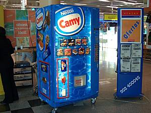 Diseño de frontal para maquina de helados de la empresa "Camy"