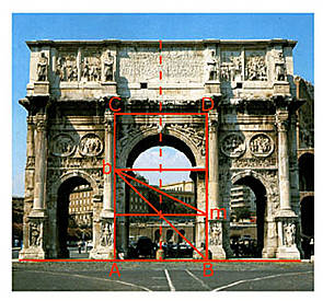 Arco de constantino, Roma.
