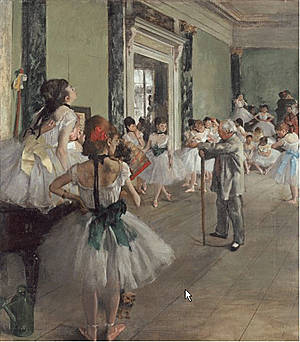 La clase de danza de Edgar Degas