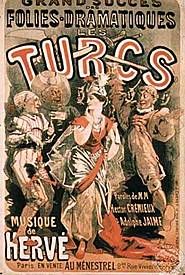 Les Turcs,1869. Chéret. Fuente: http://www.museedelapub.org