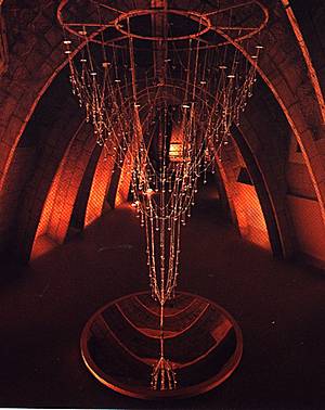 Maqueta Original De La Cripta De La Colonia Güell Realizada Por Antonio Gaudí Sobre 1900.