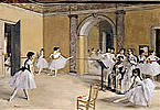 Imagen de Degas. Academia de Danza de la Ópera en la calle Le Peletier.