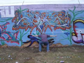 Graffitis.