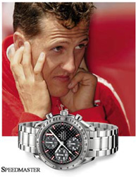 Imagen publicitaria de un reloj realizado por un personaje famaso