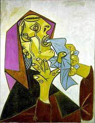 Mujer llorando de Pablo Picasso.