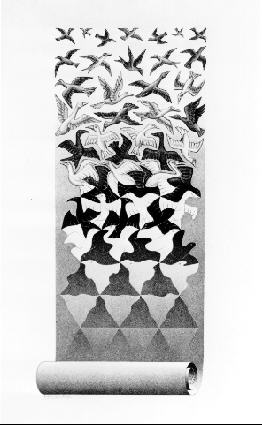 Litografía de Escher.