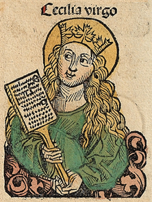 Santa Cecilia, s.XV, Nuremberg