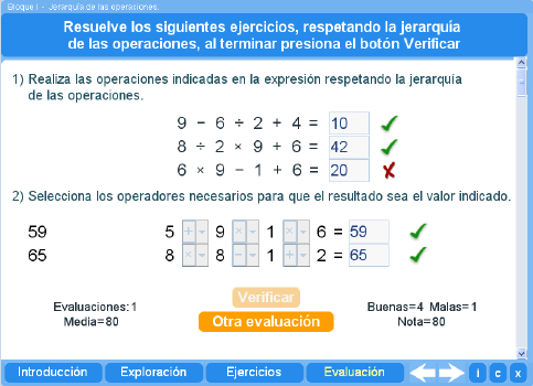 Evaluación