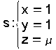 ecuacións da recta s