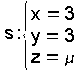 ecuacións da recta s