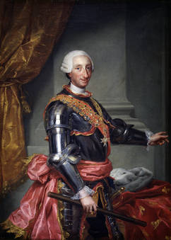 Carlos III (c.a. 1761), Anton Rafael Mengs. Museo Nacional del Prado, Madrid
