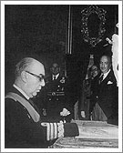 Luís Carrero Blanco jura su cargo como Presidente (11/07/1973)