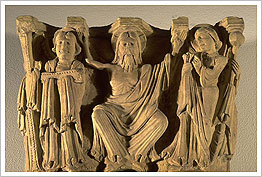 Capitel románico (siglos XII-XIII), Museo Arqueológico Nacional de Madrid 