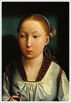 ¿Catalina de Aragón? (hacia 1496), Juan de Flandes. Museo Thyssen-Bornemisza 