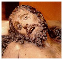 Cristo yacente (1625-1630), Gregorio Fernández. Museo Nacional de Escultura, Valladolid