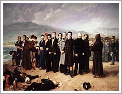 Fusilamiento de Torrijos  (1888), Antonio Gisbert. Museo Nacional del Prado