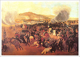 Batalla de Maipú, Mauricio Rugendas. Museo Nacional de Bellas Artes de Chile