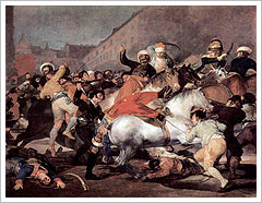 La carga de los mamelucos (1814), Francisco de Goya y Lucientes. Museo Nacional del Prado 