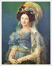 Retrato de María Cristina de Borbón-Dos Sicilias (1829), Vicente López Portaña. Museo Nacional del Prado
