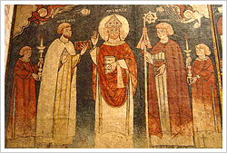 Pintura mural de San Nicolás de Bari (Huesca) (finales de la Edad Media), recursos ISFTIC 