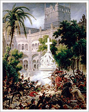 Asalto de las tropas francesas al Monasterio de Santa Engracia (1827), Louis-François Lejeune 