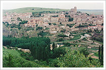 Vista general de la localidad de Sepúlveda (Segovia), María J. Fuente (col. particular, 2006) 