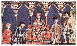 La Escuela de Traductores de Toledo representada en las cantigas de Alfonso X (siglo XIII), Biblioteca de El Escorial 