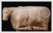 Escultura de animal en reposo (arte ibero, mediados del I milenio a. C.), Museo Arqueológico Nacional