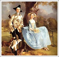 Mr. and Mrs. Andrews (1748-49), Thomas Gainsborough. National Galery of London