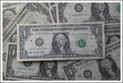 Dólares americanos. Banco de Imágenes del ITE