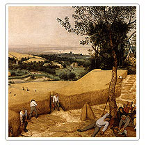 La Cosecha (1565), Pieter Brueghel el Viejo. Metropolitan Museum
