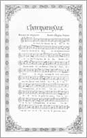 Primera publicación de la partitura de La Internacional (1870), Eugène Pottier