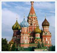 Catedral de San Basilio, en la Plaza Roja (Moscú). Col. particular