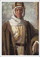 Thomas Edward Lawrence, “Lawrence of Arabia” (1919). Augustus John