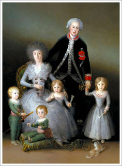 Los duques de Osuna y sus hijos (1788), Francisco de Goya y Lucientes. Museo Nacional del Prado