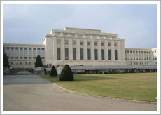 Palacio de las Naciones en Ginebra (Suiza)
