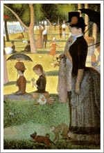 Un domingo de verano en la Grande Jatte (1886), Georges Seurat. Art Institute of Chicago