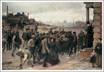 La huelga (1866), Robert Koehler. (Col. particular)