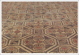 Mosaico de la villa romana de la Olmeda (Palencia)