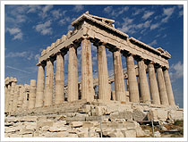 Partenón, acrópolis de Atenas. María J. Fuente (col. particular, 2001)