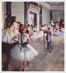 Clase de baile (1875), Edgar Degas. Musée d´Orsay