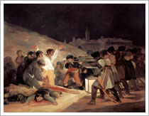 El 3 de mayo de 1808 en Madrid (1814), Francisco de Goya y Lucientes. Museo Nacional del Prado